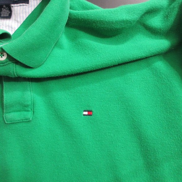 Tommy Hilfiger Men's Polo Short Sleeve Extra Large Green - Picture 4 of 4